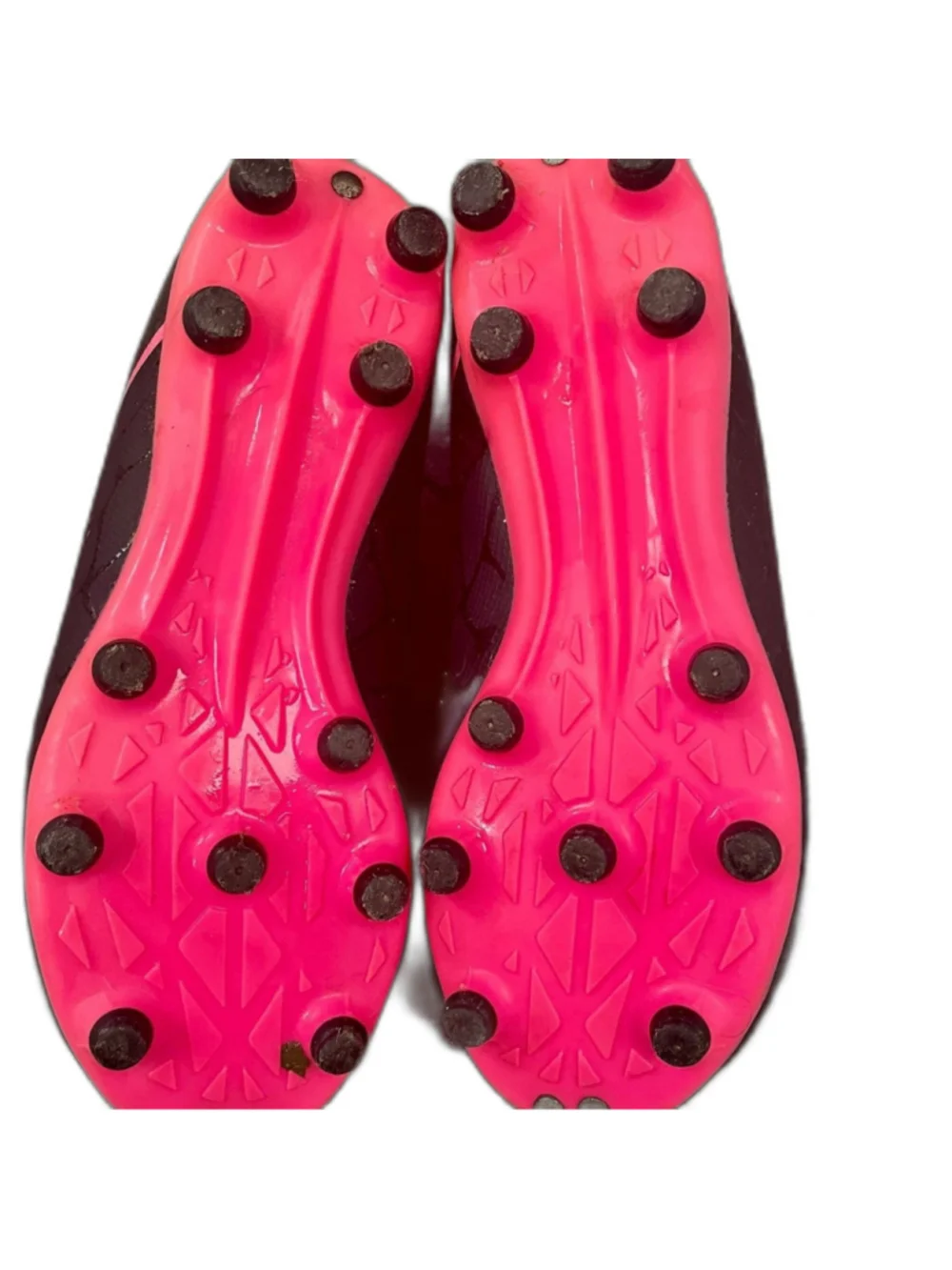 Vizari Avalon Jr FG Kids Soccer Cleats Black and Pink Fuchsia Size 10